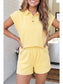 Larissa Polo Top & Shorts Knit Set