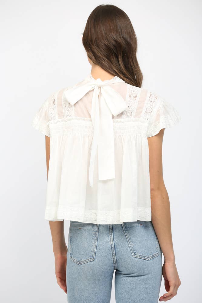 Lennox Ruffle Top