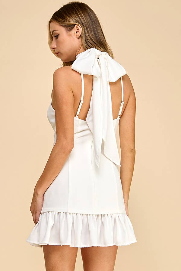 Halterneck Mini Dress
