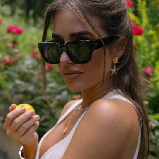 Loren Diff Sunglasses - Black + Grey