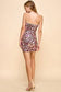 Strapless Sequin Mini Dress