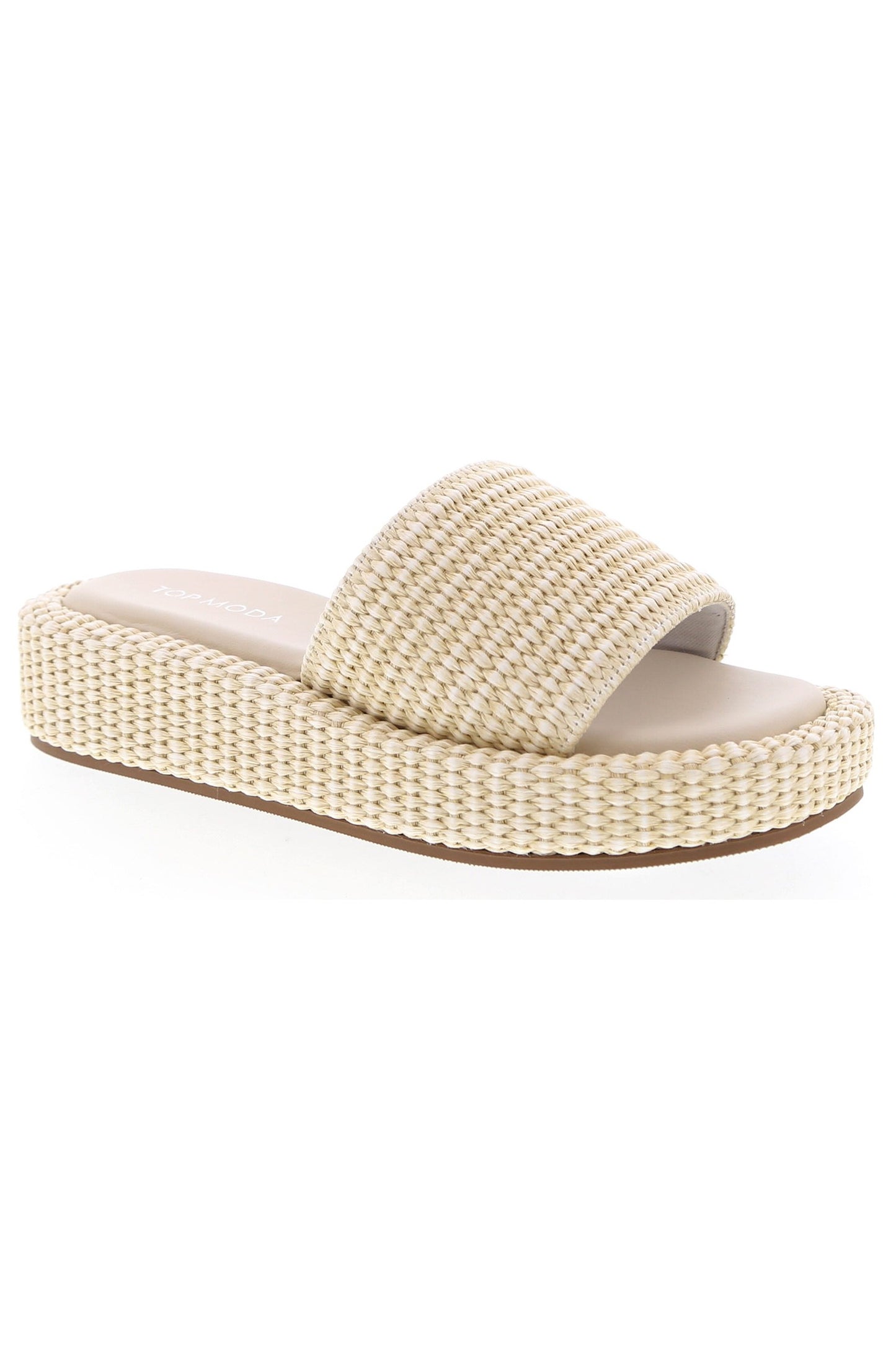 Platform Raffia Sandals
