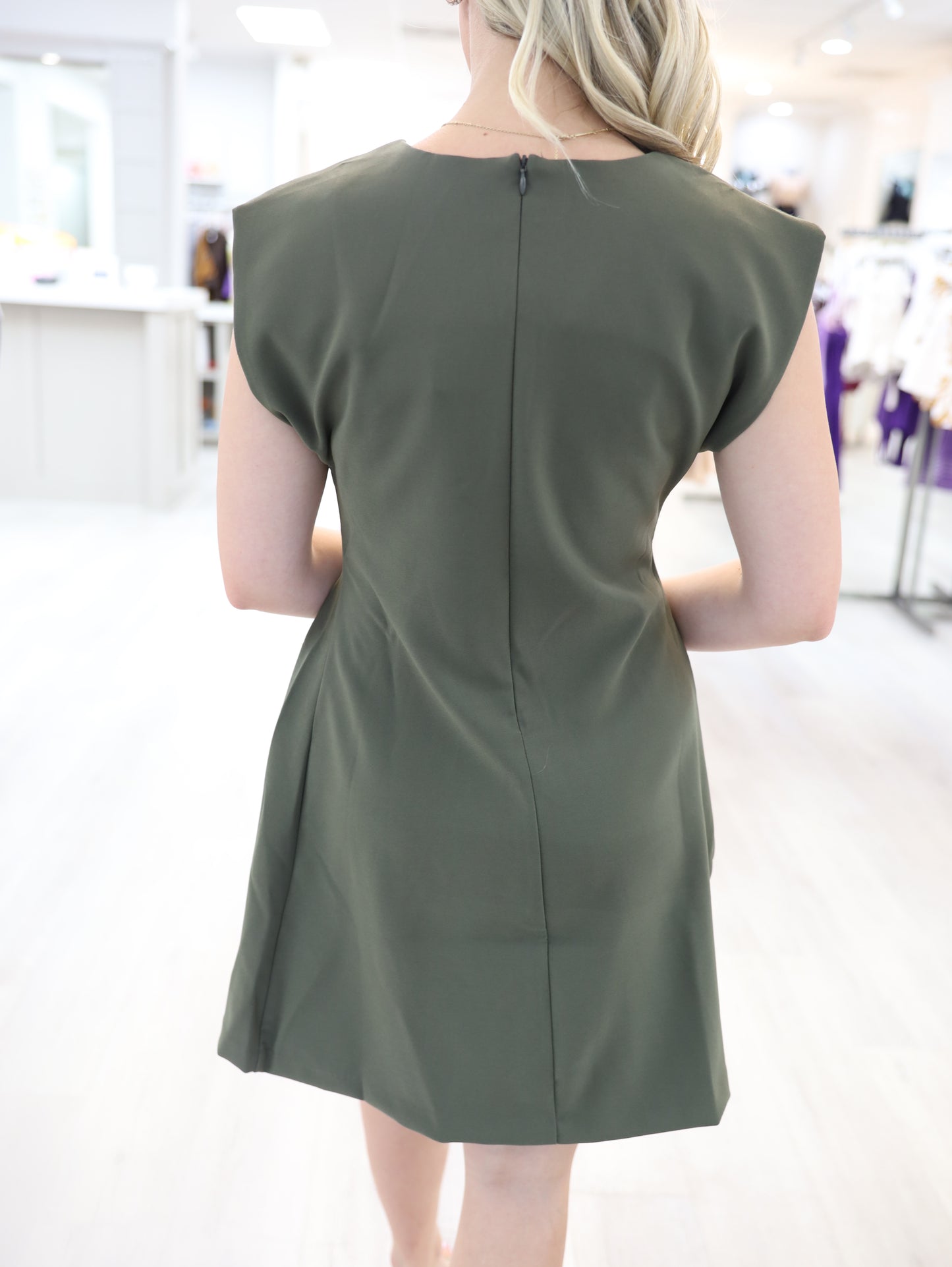 Veronica Pleated Mini Dress