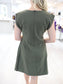Veronica Pleated Mini Dress