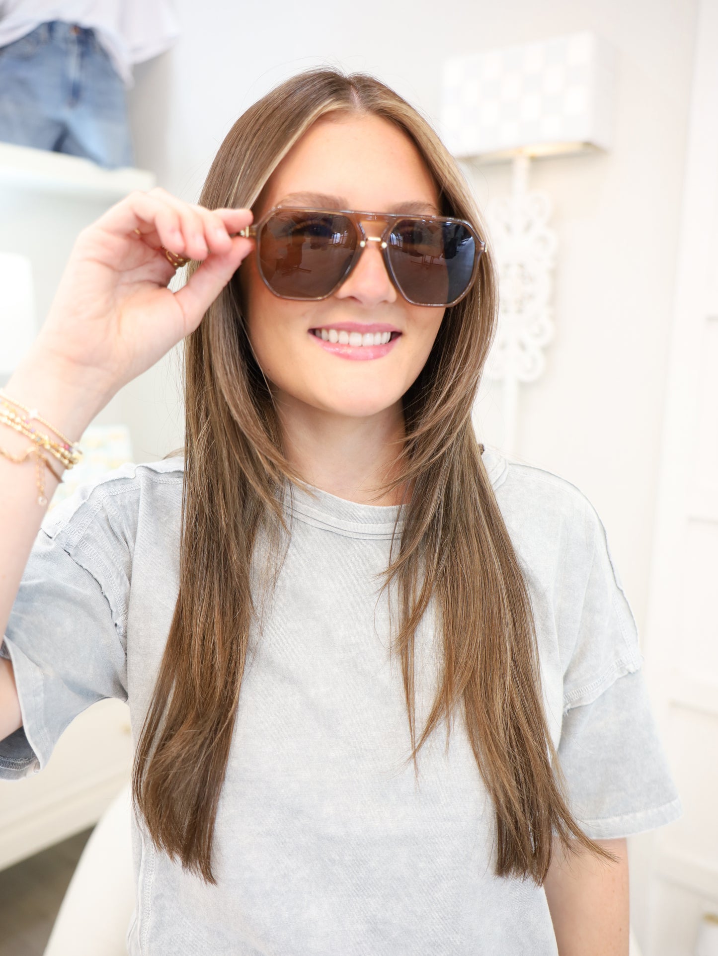 Thin Frame Sunglasses