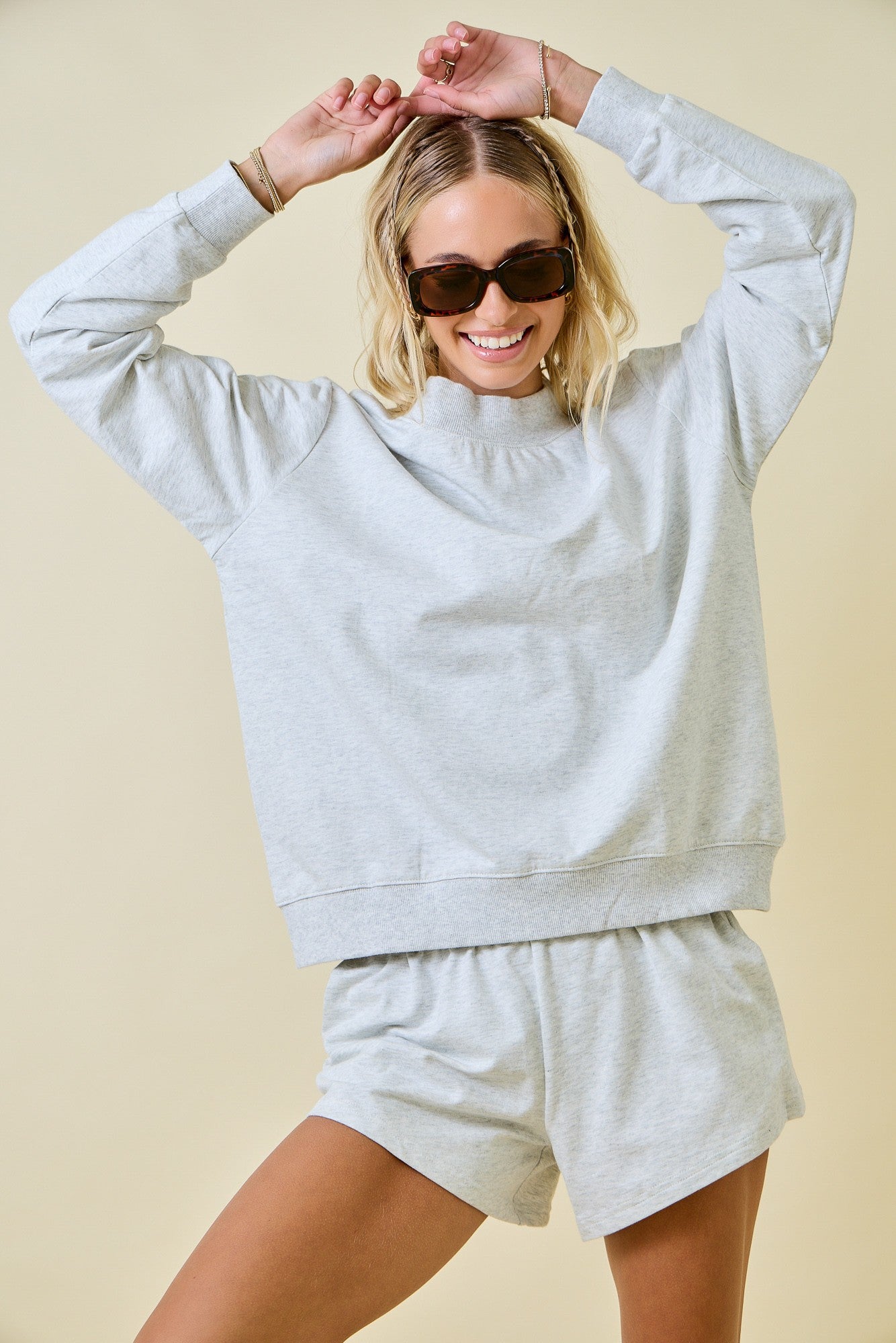 Sweatshirt & Short Set