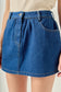 Denim Skort