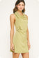 Draped Sleeveless Mini Dress