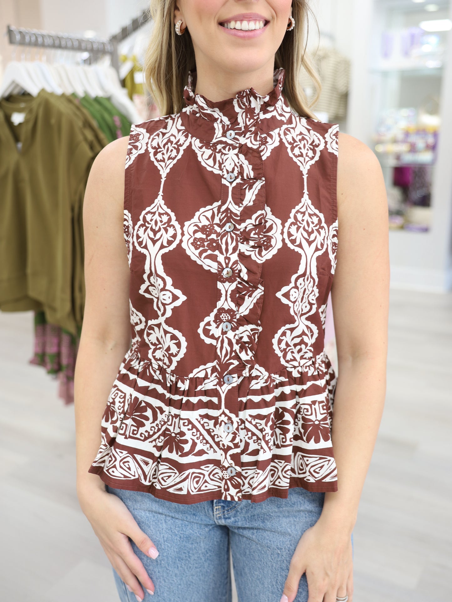 Fern Sleeveless Top