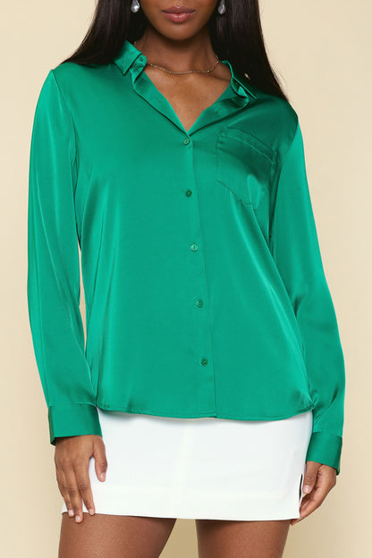 Kelli Satin Shirt