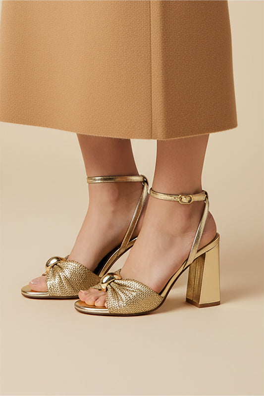 Ankle Strap Block Heel