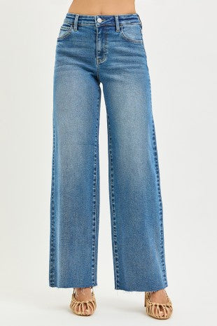 High Rise Wide Leg Jean