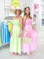 Smocked Maxi Dress With Cord Straps