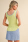 Piper Picot Trim Knit Tank