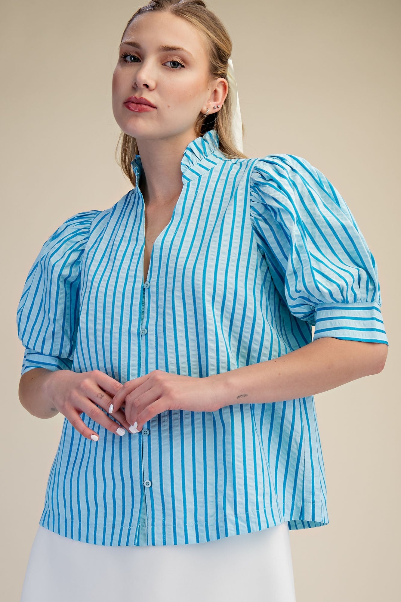 Honeybelle Striped Blouse