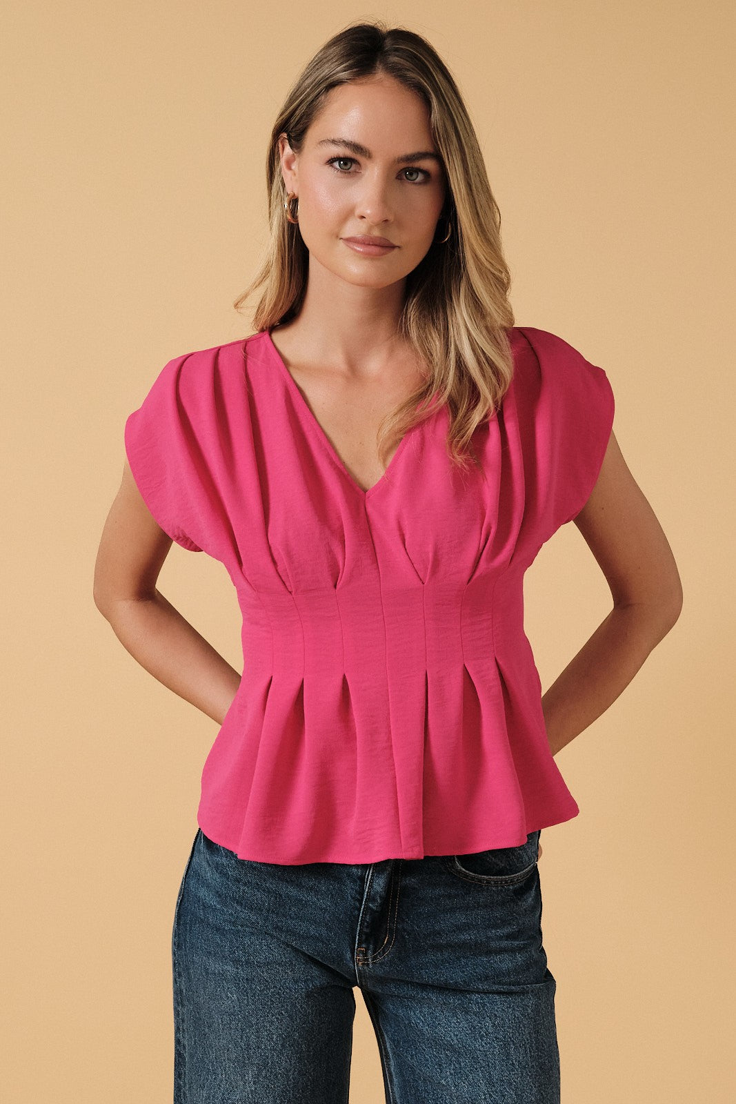 Noa V Neck Top