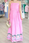 Pleated Maxi Dress