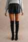 Faux Leather Shorts
