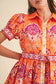 Remi Paisley Belted Dress