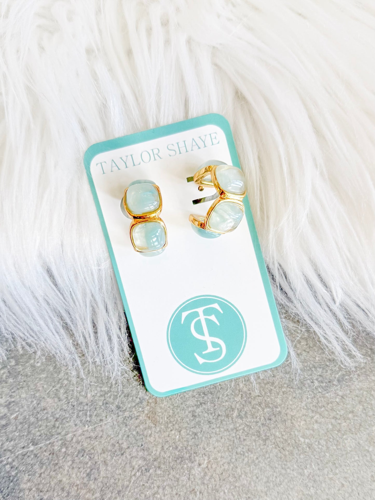 Pippa Stone Hoops