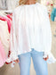 Pleated Ruffle Top