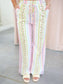 Chelsea Printed High Waist Drawstring Pants