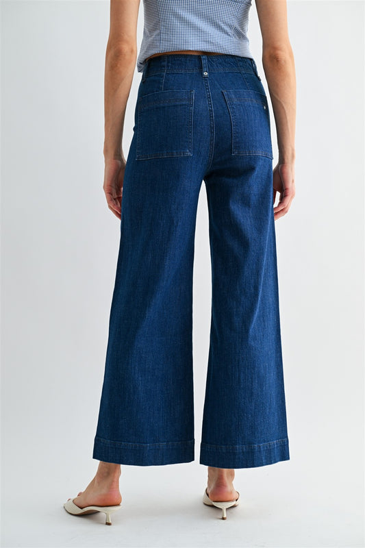 Andie HR Wide Leg Denim