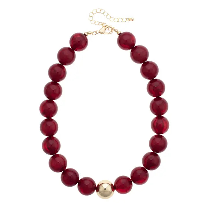 Marjorie Fall Beaded Necklace