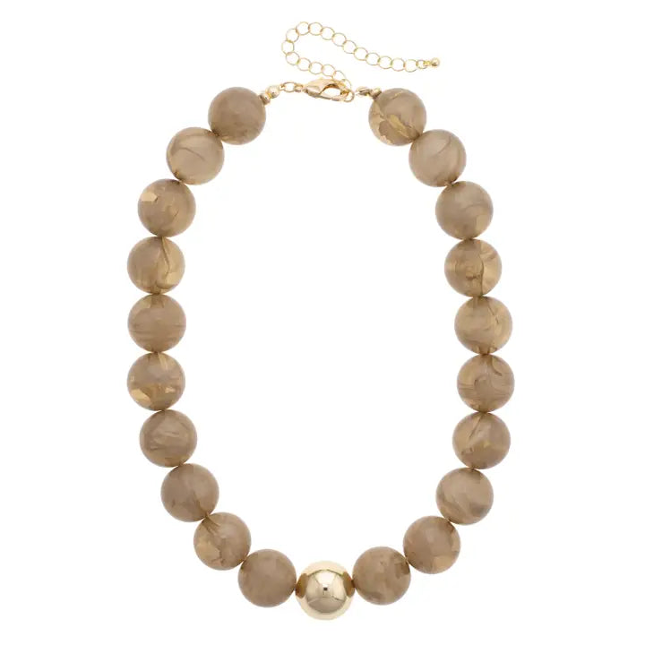 Marjorie Fall Beaded Necklace