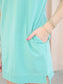 Karis Half Zip Mock Neck Mini Dress
