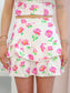 Lillian Floral Crop Top & Mini Skirt Set