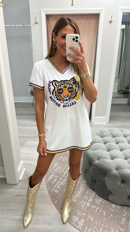 Callin Baton Rouge Sequin Dress