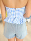Noelle Strapless Top