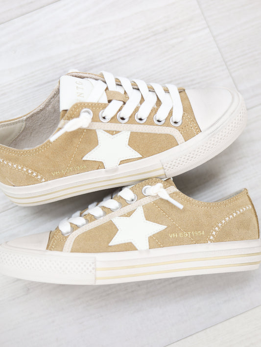 Taupe Suede Sneakers