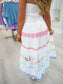 Color Block Lace Trim Dress