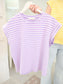 Striped Cap Sleeve Top