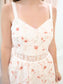 Embroidered Detail Sleeveless Maxi Dress