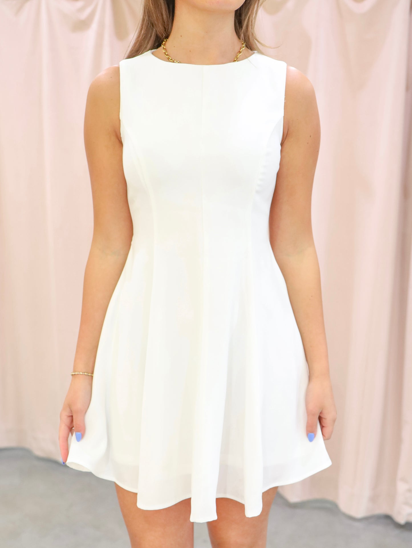 Classic A Line Mini Dress