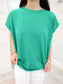 Cotton Spandex Cap Sleeve Top
