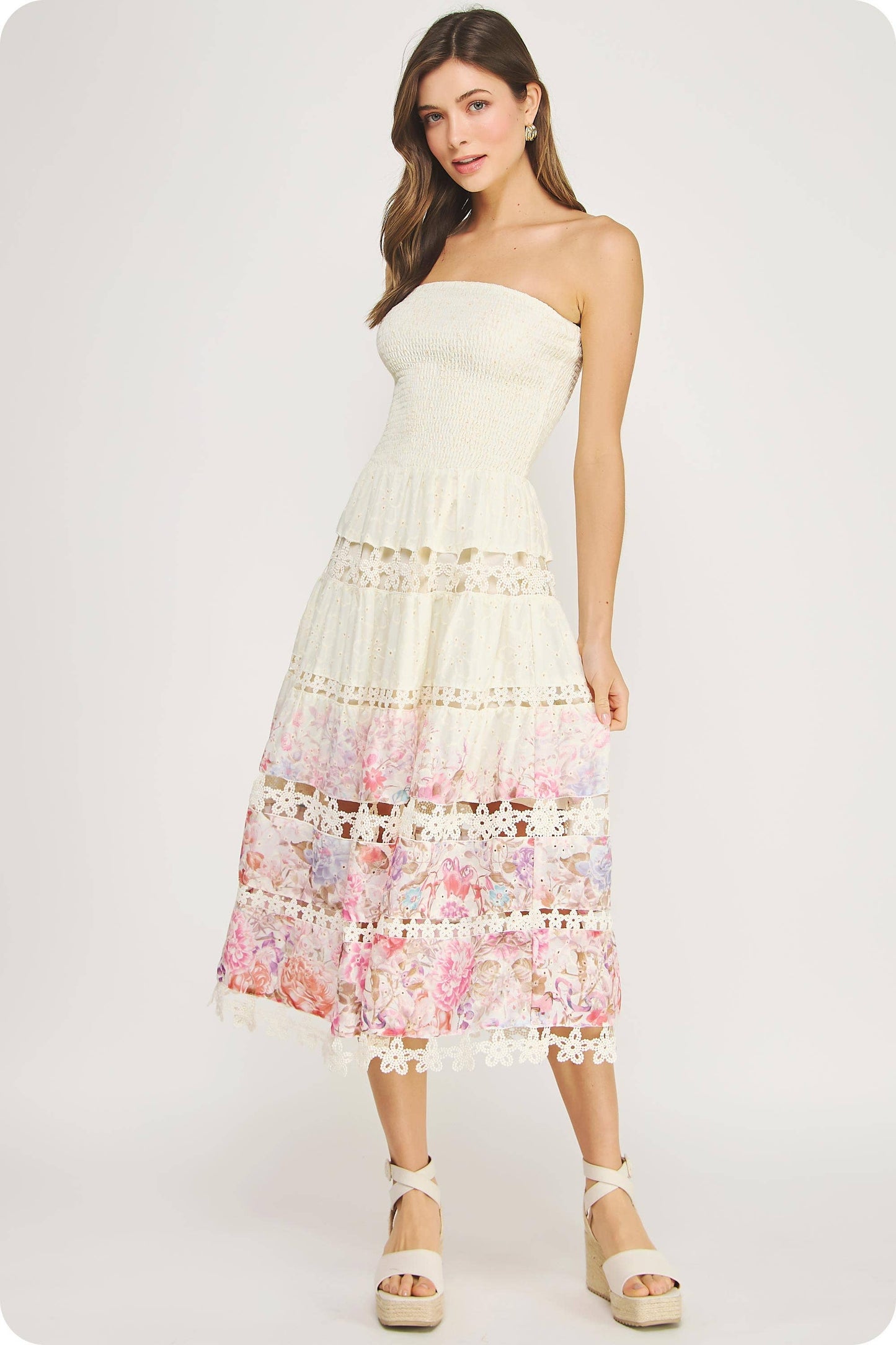 Camellia Eyelet Dress