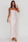 Halter Satin Maxi Dress
