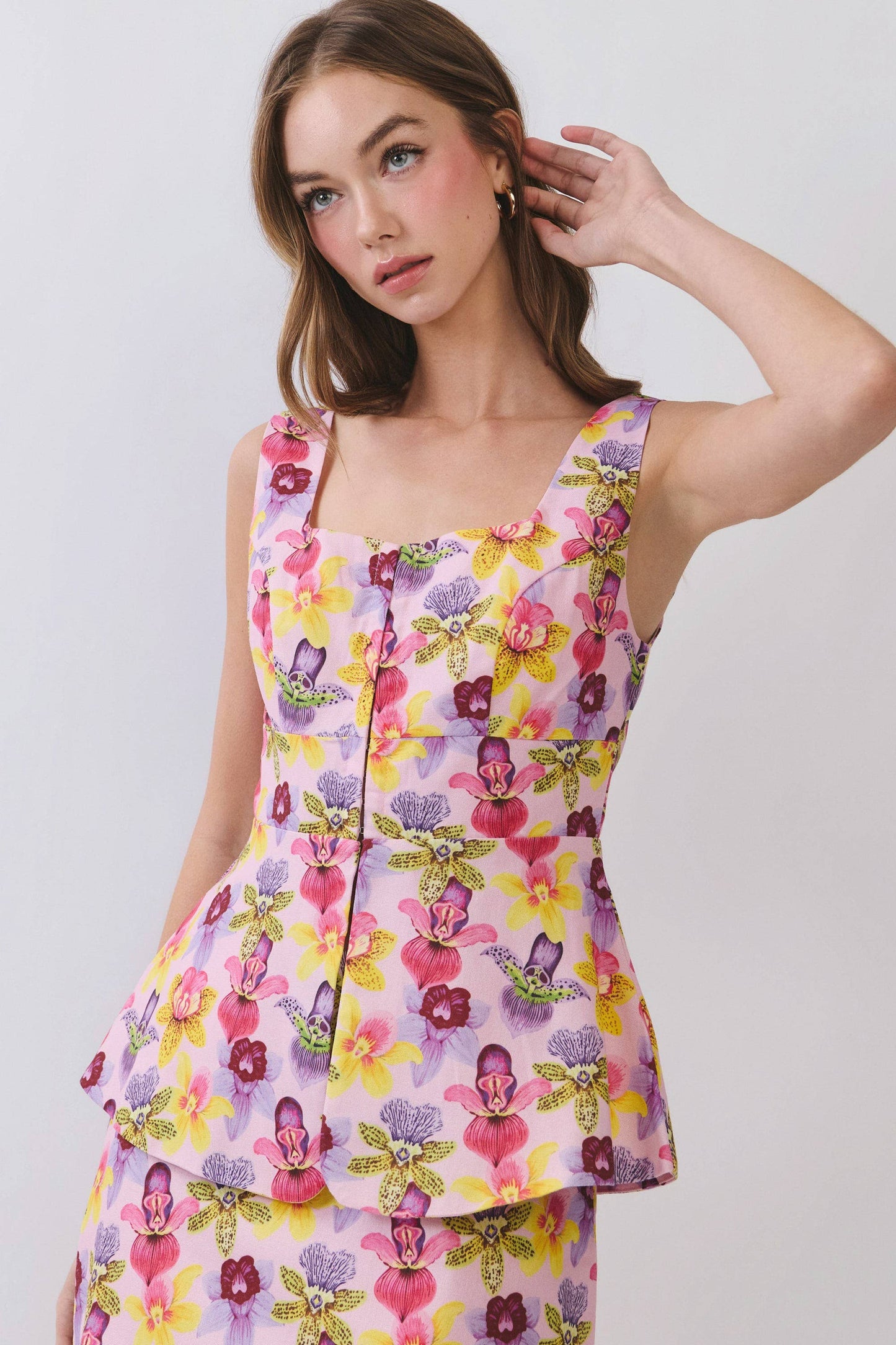 Petal Peplum Top
