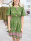 Chantelle Printed Puff Sleeve Mini Dress