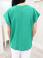 Cotton Spandex Cap Sleeve Top
