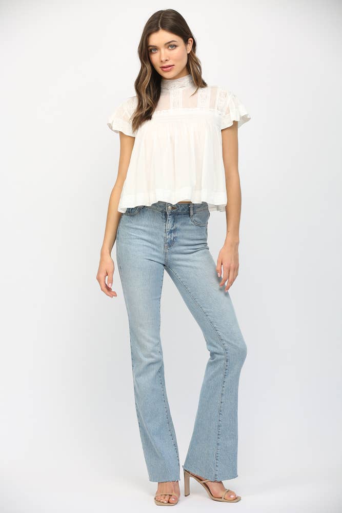 Lennox Ruffle Top