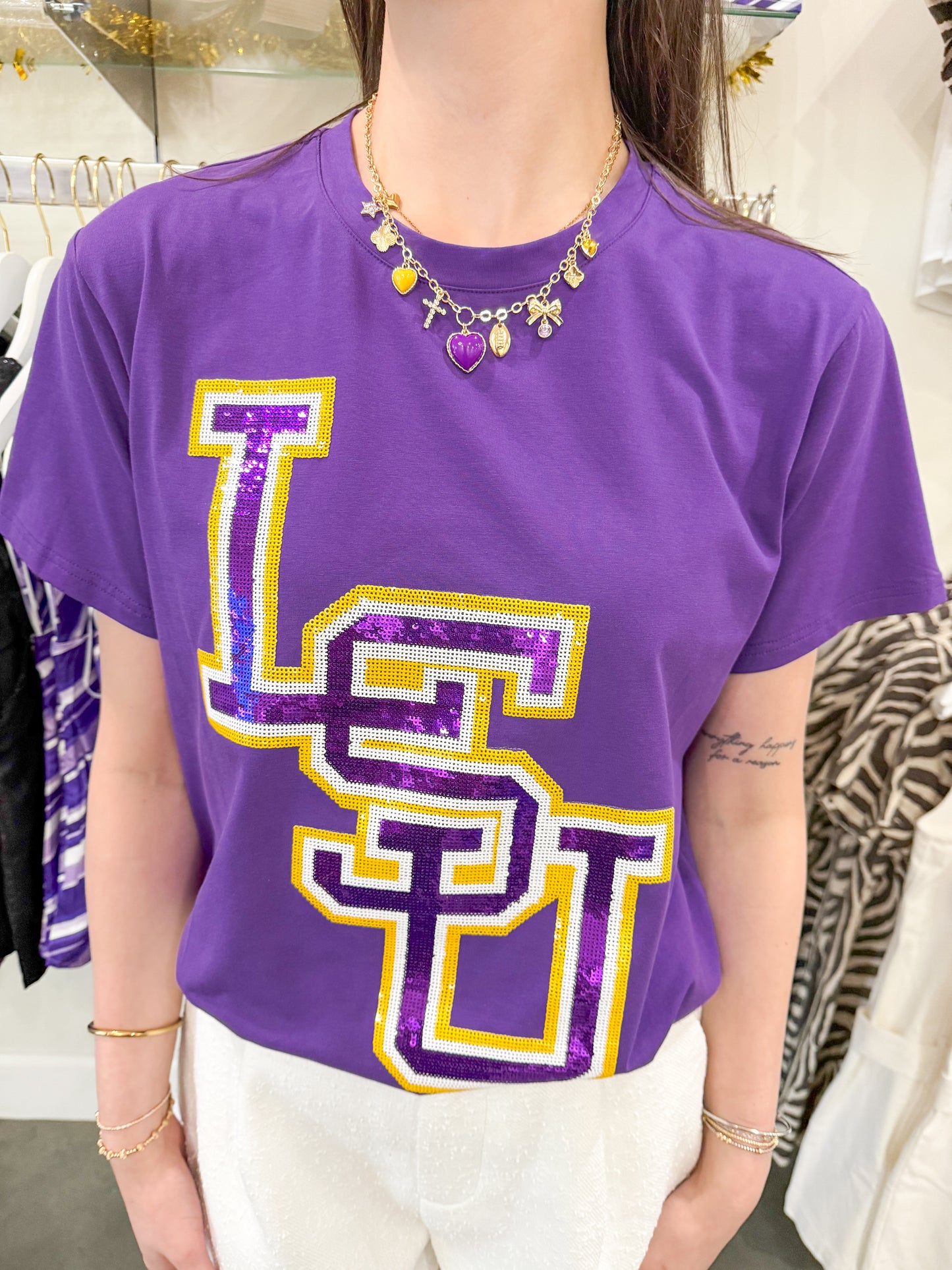 Chaney LSU Classic Logo Tee