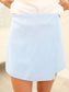 High Waisted Knit Skort