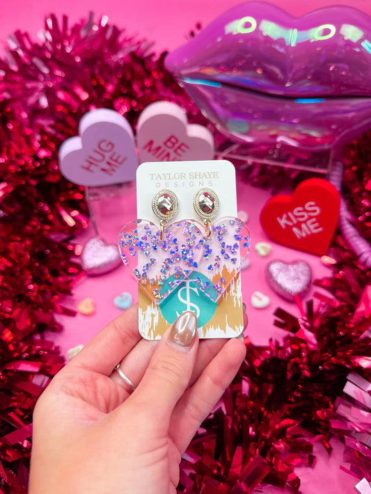 Valentina Heart Drop Earrings
