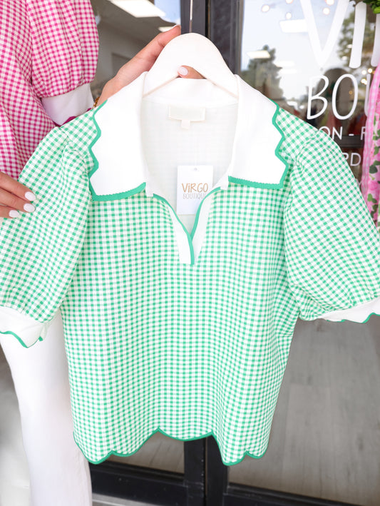 Harley Gingham Top
