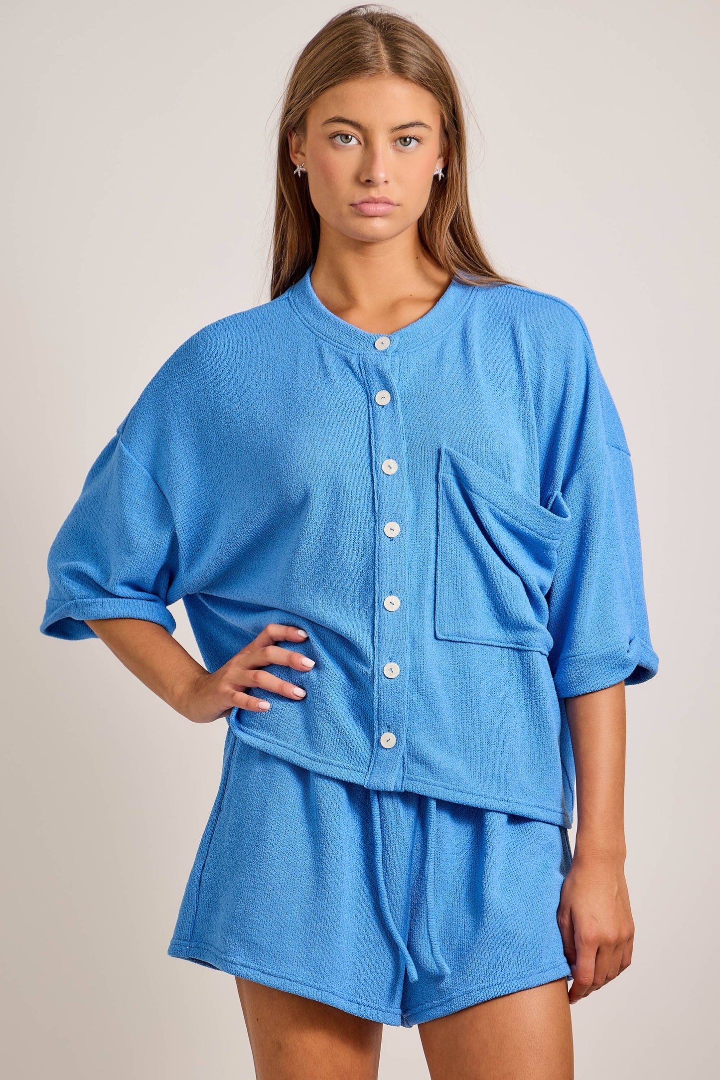 Cardigan and Short Set